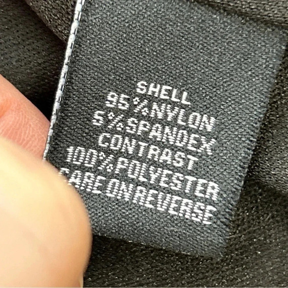 Briggs New York Women’s Large Black Eyelet Hook Eye Topper Jacket Career Evening - Picture 13 of 15